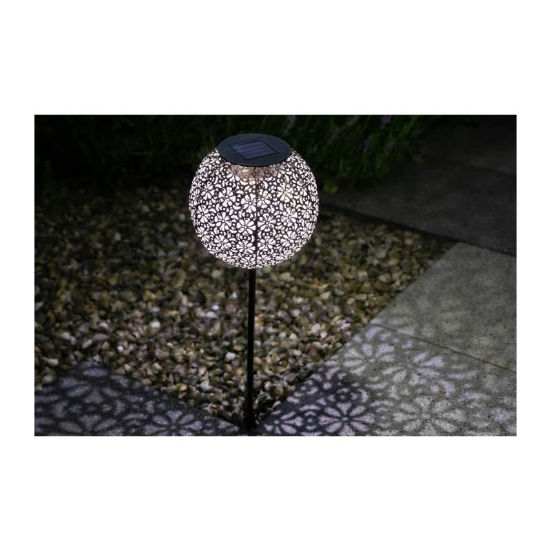 Image secondaire de Lampe solaire Galix Rétro Métal 15 x 45 cm Décoration