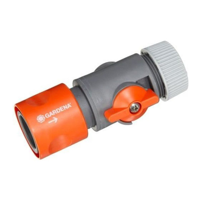 GARDENA Raccord régulateur Compatible tuyaux Ø13mm & Ø15mm Réglage d