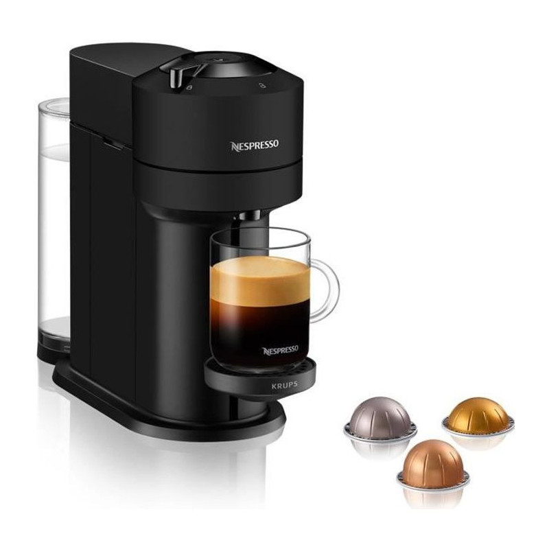 Krups NESPRESSO YY4606FD Vertuo Next Machine a café + coffret découverte