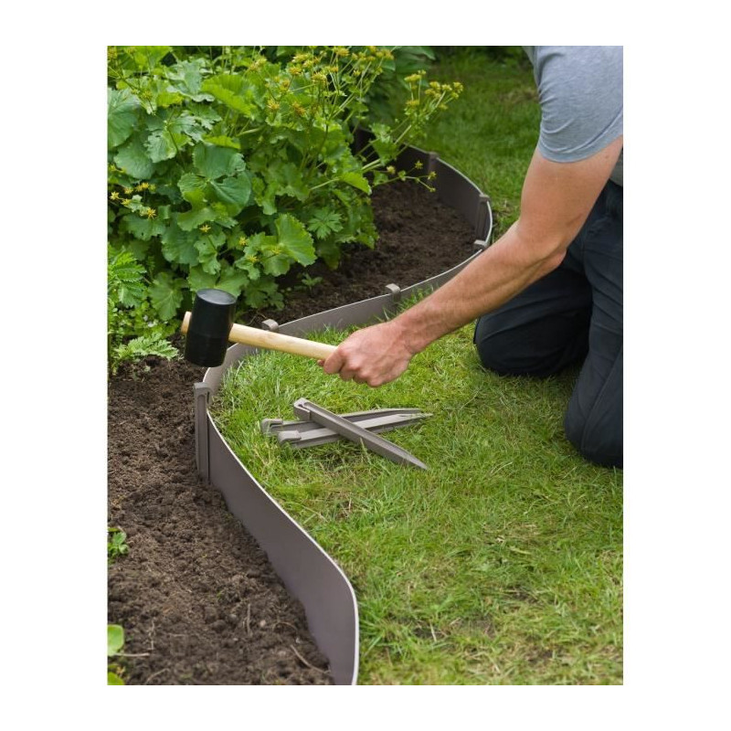 Image secondaire de Nature Sachet de 10 ancres pour bordure de jardin en polypropylene - H 2