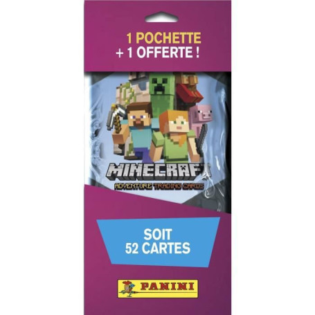 MINECRAFT TC - FAT PACK 1 poch achetées + 1 offerte 17,99 €