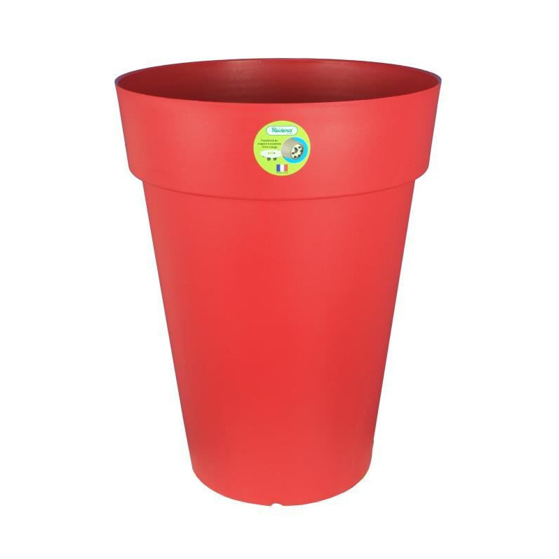 Pot Riviera 415356 Rouge Plastique Rond Ø 40 x 53 cm