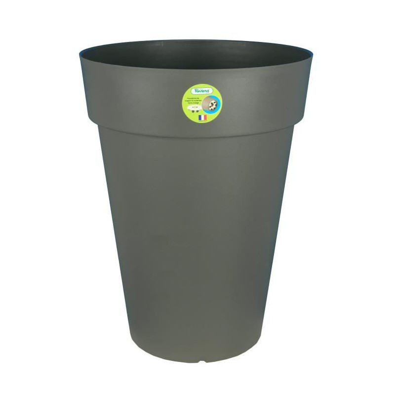 Pot Riviera 415376 Rond Gris Plastique