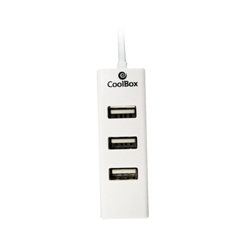 Image secondaire de Coolbox COO-UPH190 hub & concentrateur 480 Mbit/s Blanc