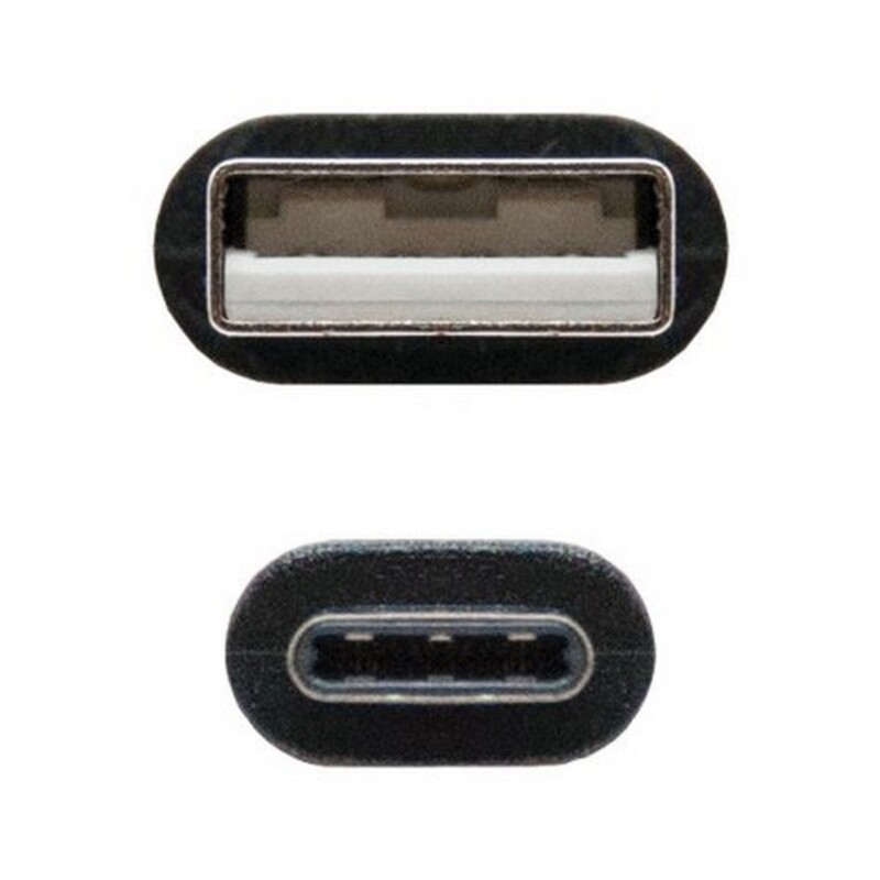 Image secondaire de NanoCâble USB 2.0, 2m câble USB USB C 2 x USB A Noir