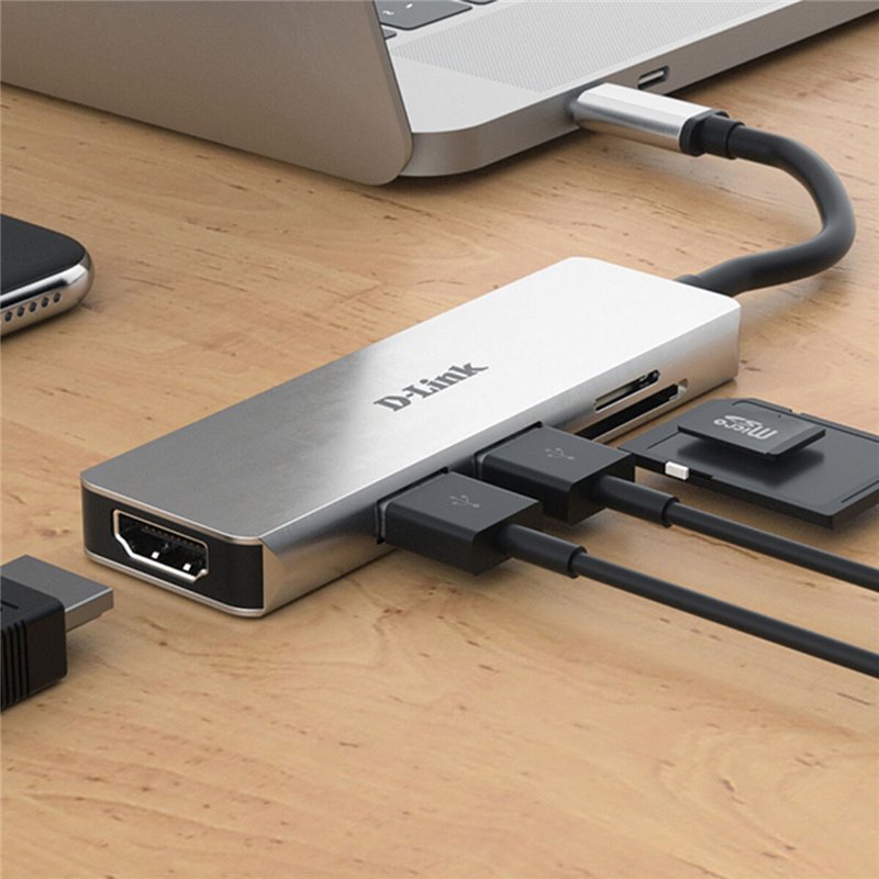 Image secondaire de D-Link DUB-M530 station d'accueil Avec fil USB 3.2 Gen 1 (3.1 Gen 1) Type-C Aluminium, Noir