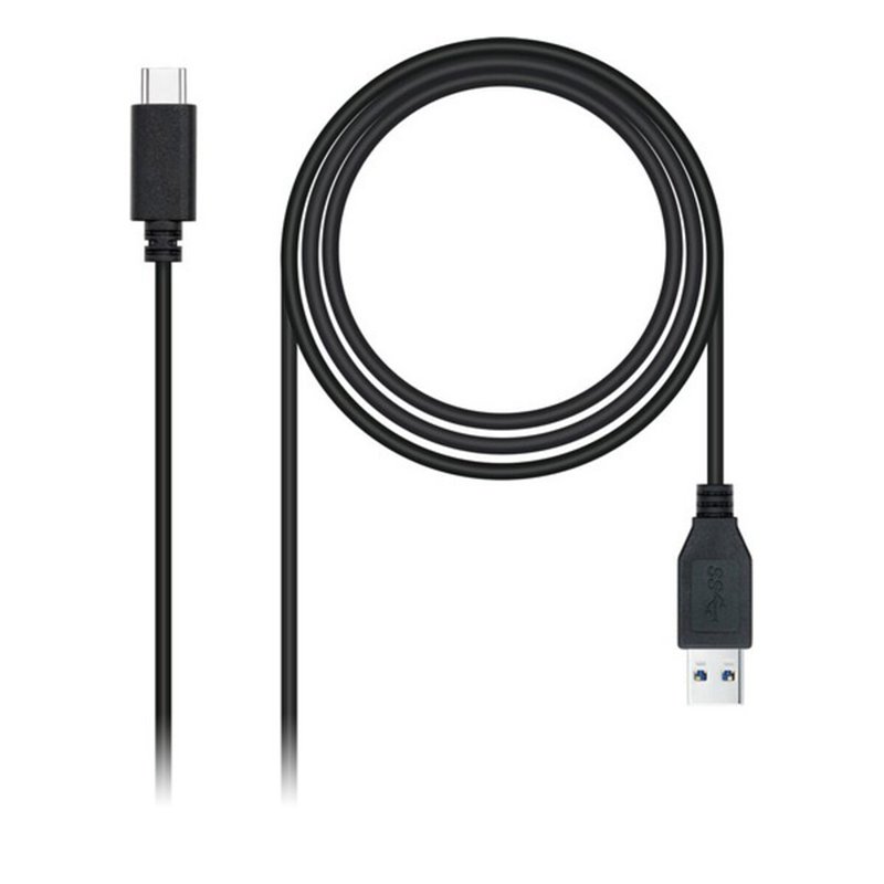 NanoCâble 10.01.4001-L150 câble USB 1,5 m USB 3.2 Gen 2 (3.1 Gen 2) USB A USB C Noir