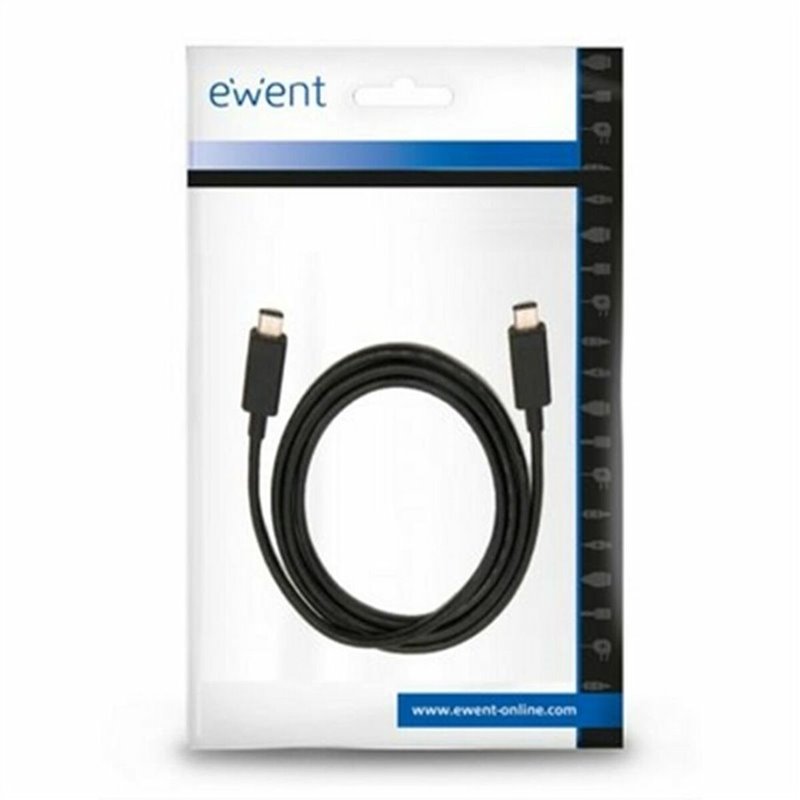 Ewent EC1045 câble USB 1 m USB 3.2 Gen 2 (3.1 Gen 2) USB C Noir