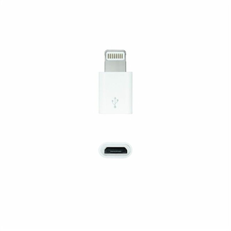 NanoCâble 10.10.4100 changeur de genre de câble Lightning Micro USB Blanc