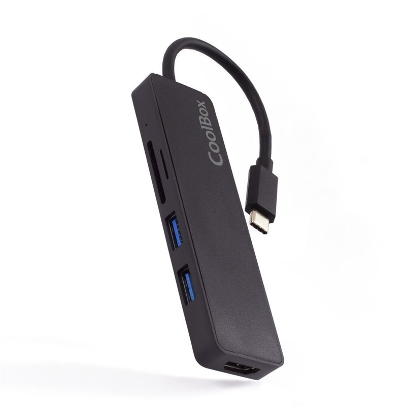 Coolbox miniDock USB-C Lite 2 USB 3.2 Gen 1 (3.1 Gen 1) Type-C Noir