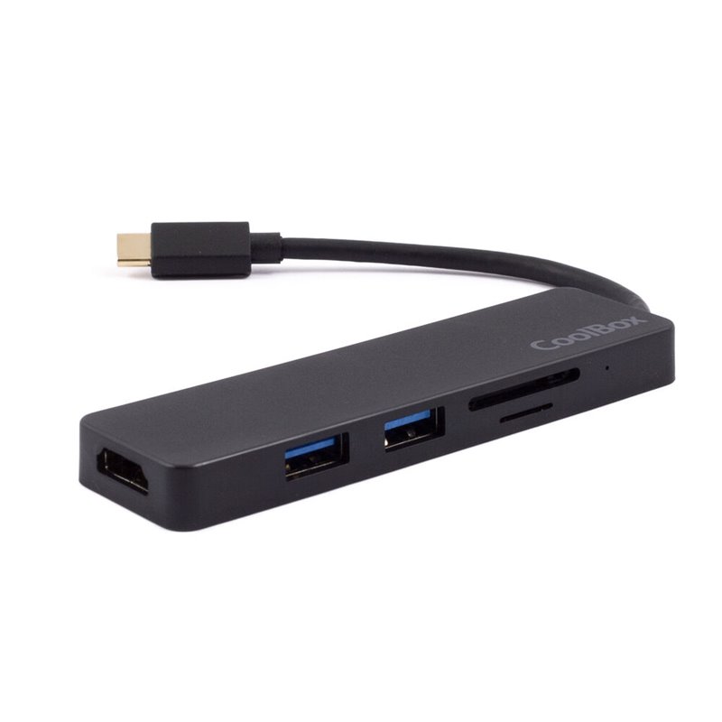 Image secondaire de Coolbox miniDock USB-C Lite 2 USB 3.2 Gen 1 (3.1 Gen 1) Type-C Noir