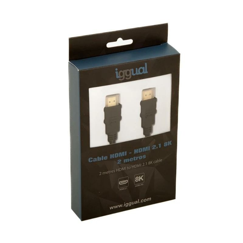 Image secondaire de Iggual IGG318300 câble HDMI 2 m HDMI Type A (Standard) Noir