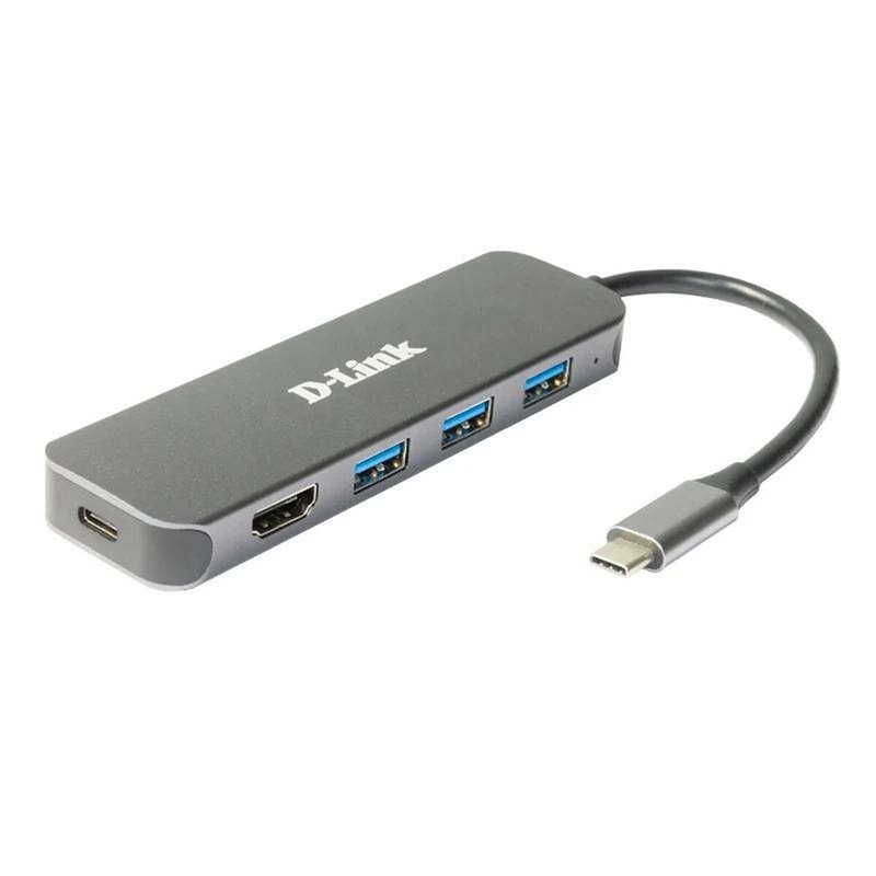 Image secondaire de D-Link Station d'accueil USB-C 5-en-1 avec HDMI/alimentation DUB-2333