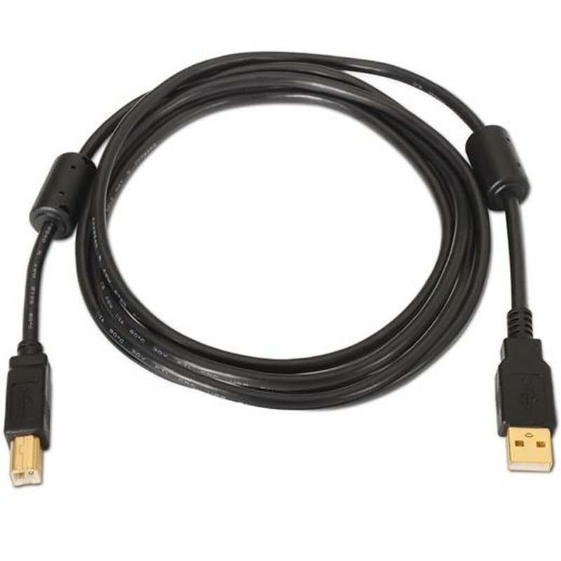 Aisens A101-0009 câble USB 2 m USB 2.0 USB A USB B Noir