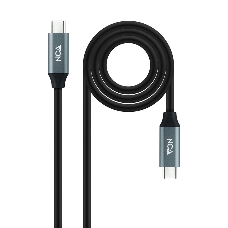 NanoCâble 10.01.4302 câble USB 2 m USB4 Gen 2x2 USB C Noir