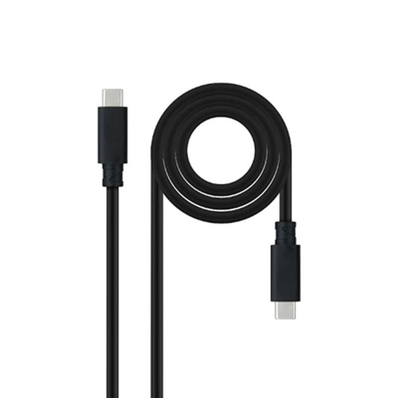 NanoCâble 10.01.4100 câble USB 0,5 m USB 3.2 Gen 2 (3.1 Gen 2) USB C Noir