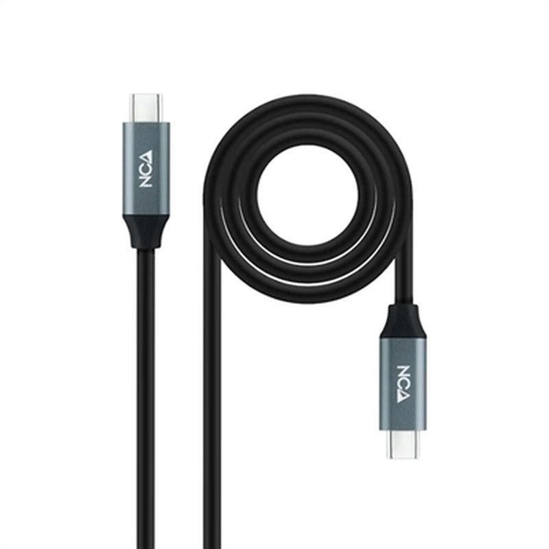 NanoCâble 10.01.4301 câble USB 1 m USB4 Gen 2x2 USB C Noir