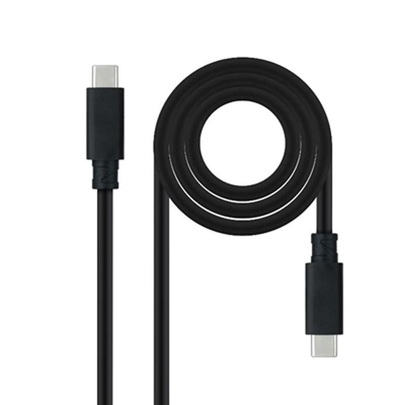NanoCâble 10.01.4101-L150 câble USB 1,5 m USB 3.2 Gen 2 (3.1 Gen 2) USB C Noir