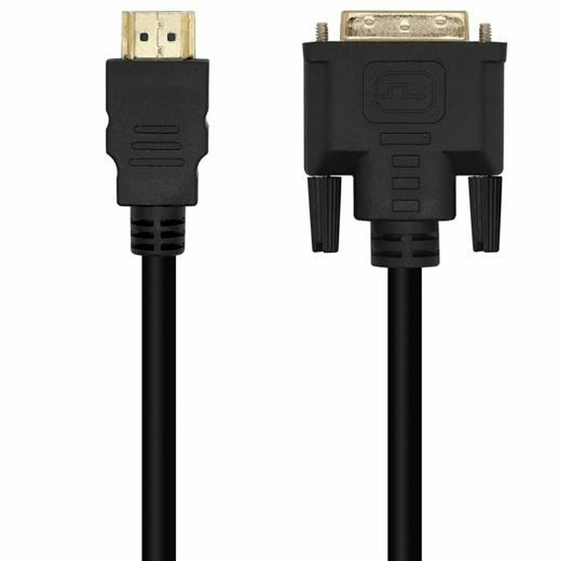 Aisens A117-0090 câble vidéo et adaptateur 1,8 m HDMI Type A (Standard) DVI 18+1 Noir