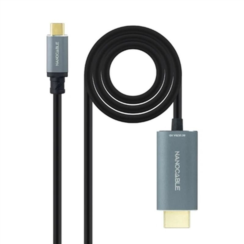 NanoCâble 10.15.5162 câble vidéo et adaptateur 1,8 m USB Type-C HDMI Type A (Standard) Noir