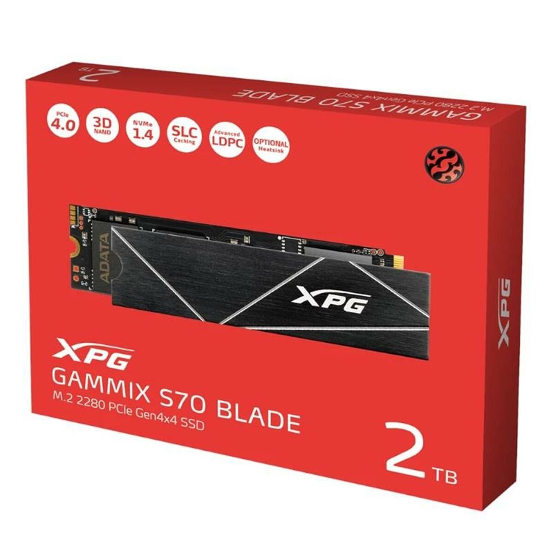 Image secondaire de XPG GAmmIX S70 Blade M.2 2 To PCI Express 4.0 NVMe 3D NAND