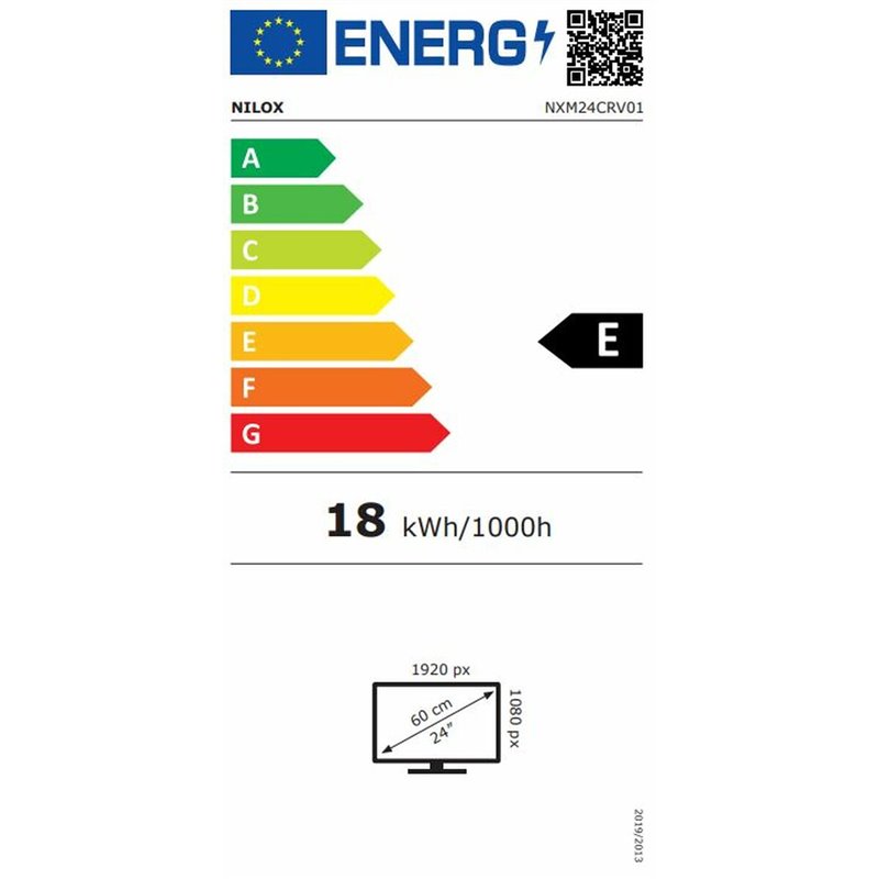 Image secondaire de Écran Nilox NXM24CRV01 Courbe Full HD 165 Hz LED 24