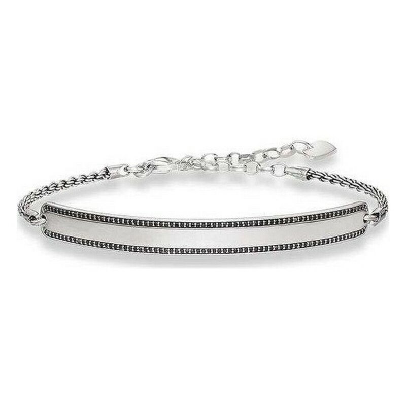 Image secondaire de Bracelet Unisexe Thomas Sabo LBA0009-643-11 Argenté Noir 19 cm 15-18 cm