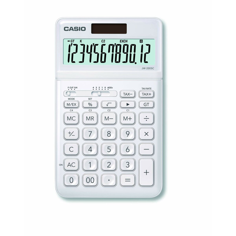 Image secondaire de Calculatrice Casio JW-200SC-We Blanc Plastique