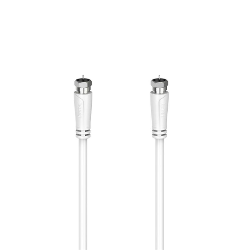 Hama 00205063 câble coaxial 1,5 m F Blanc