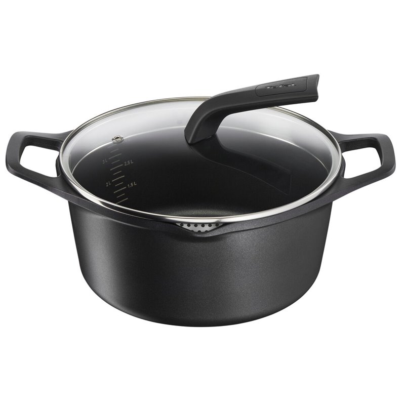 Tefal Robusto E2494644 plat de cuisson Rond Fonte d'aluminium Plat à cuisson