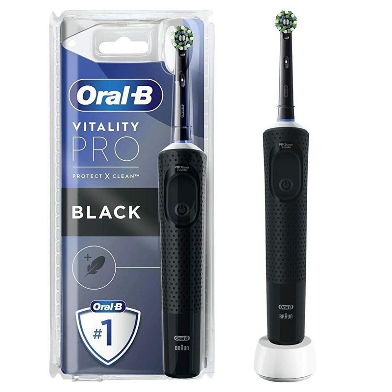 Image secondaire de Oral-B Vitality Pro Adulte Brosse à dents rotative Noir