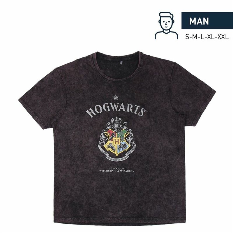 T-Shirt à manches courtes homme Harry Potter Gris Gris foncé