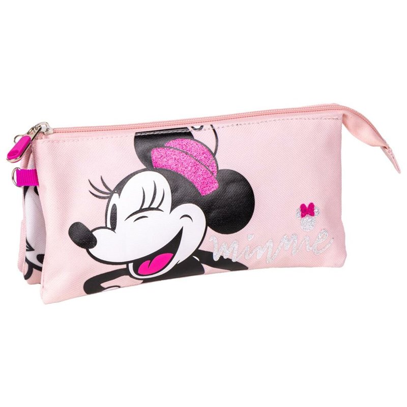 Trousse Fourre-Tout Triple Minnie Mouse