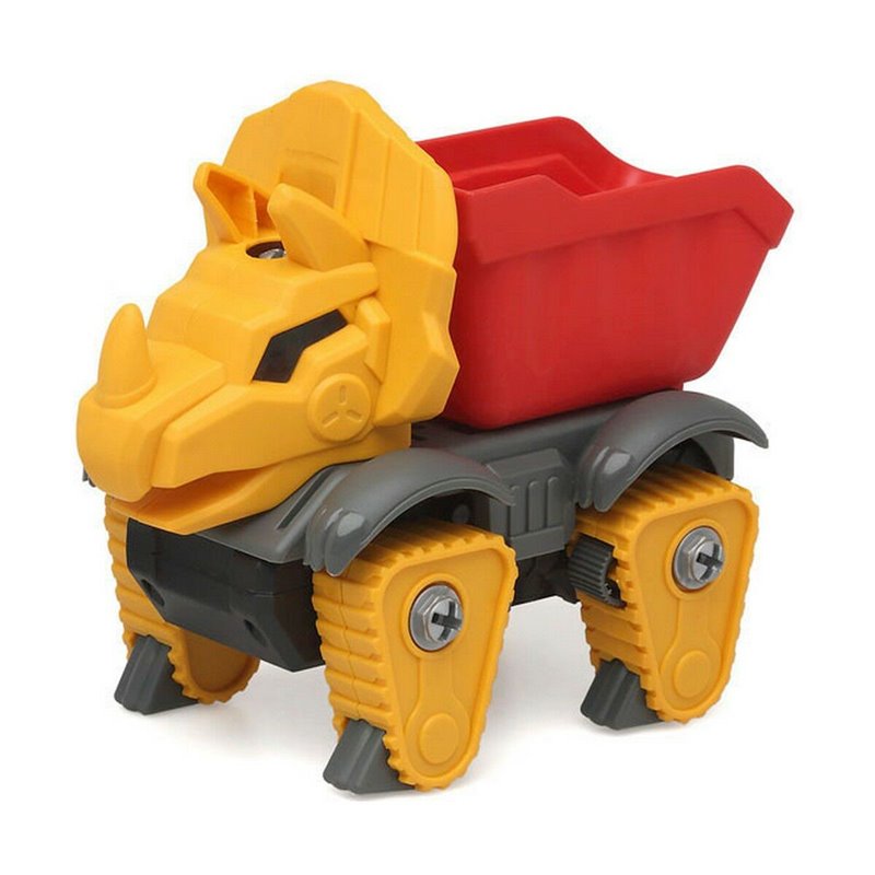 Camion Dinosaur Jaune 26 x 21 cm