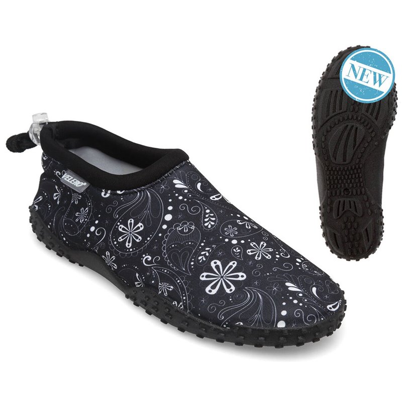 Image secondaire de Chaussons Mandala Adultes unisexes Noir Blanc