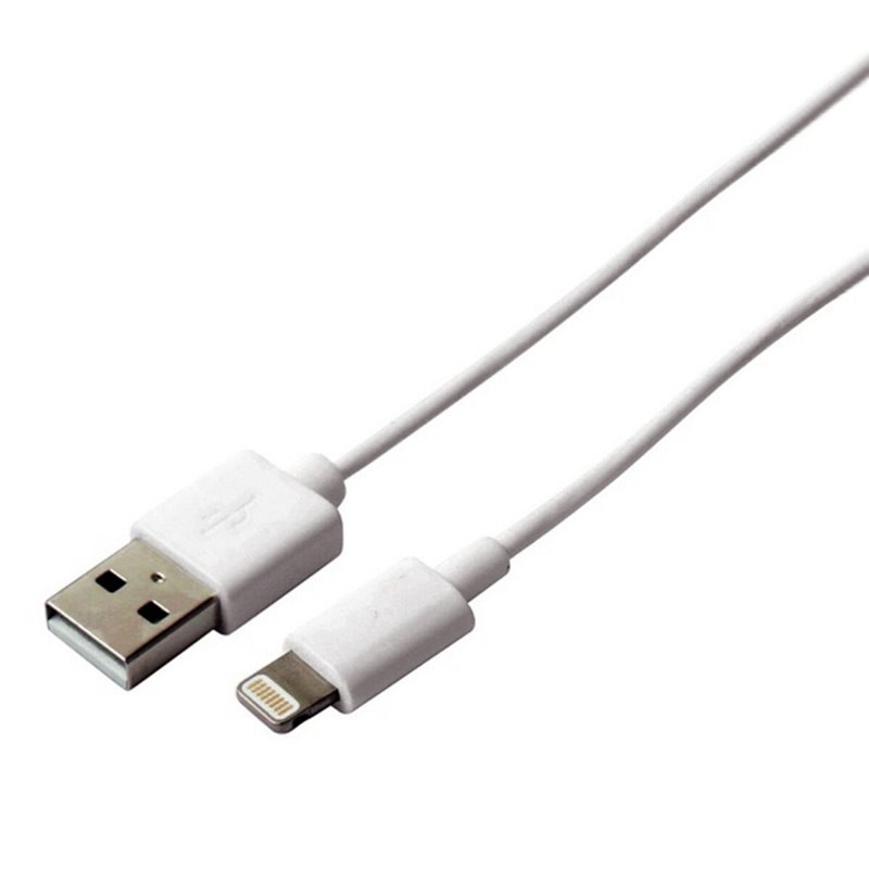 Image secondaire de Câble USB vers Lightning KSIX Apple-compatible Blanc