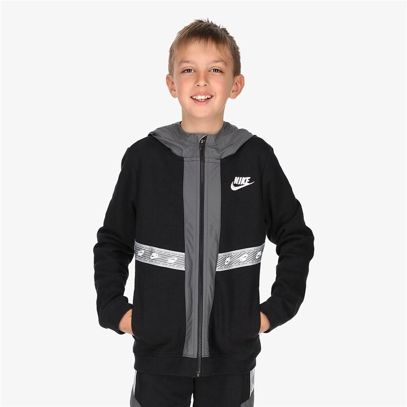 Image secondaire de Veste de Sport pour Enfants Nike Noir Coton