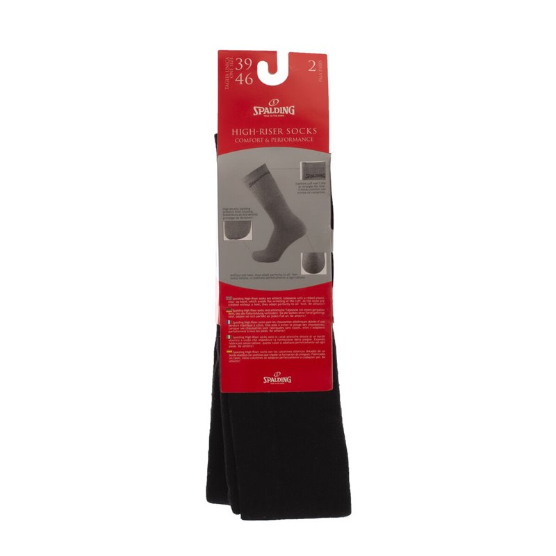 Image secondaire de Chaussettes C34018 HIGH-RISERS Spalding Noir