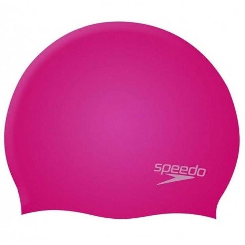 Bonnet de bain Speedo PLAIN MOULDED Rose Silicone