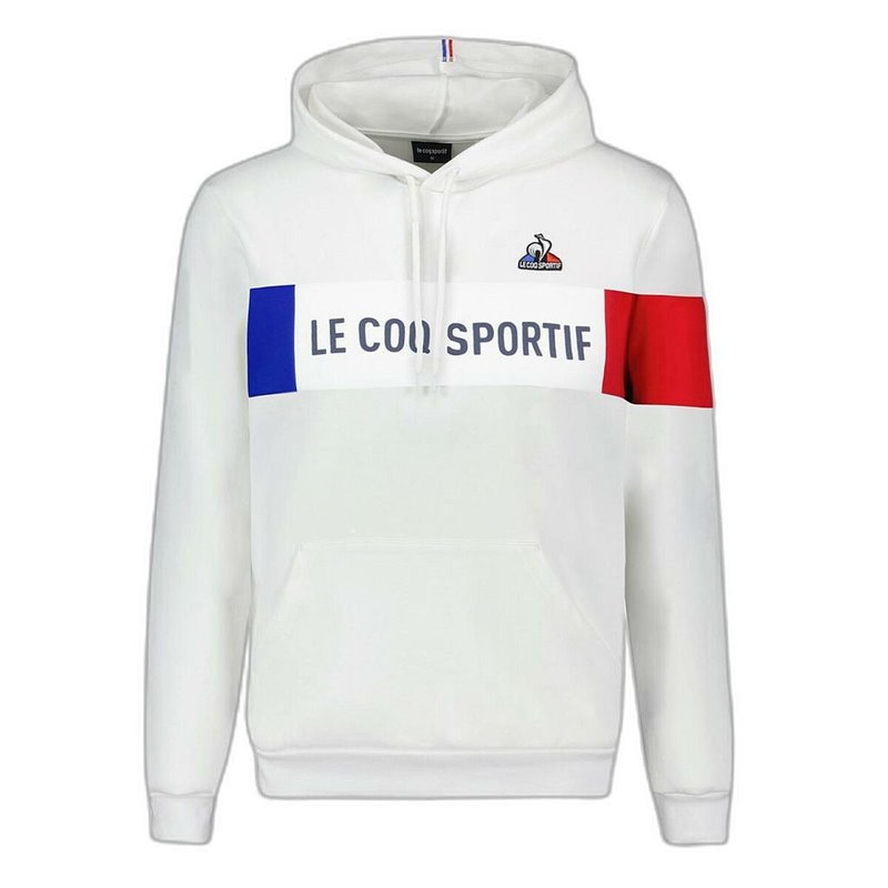 Image secondaire de Sweat à capuche homme Le coq sportif TRI HOODY NEW OPTICAL 2310015 Blanc