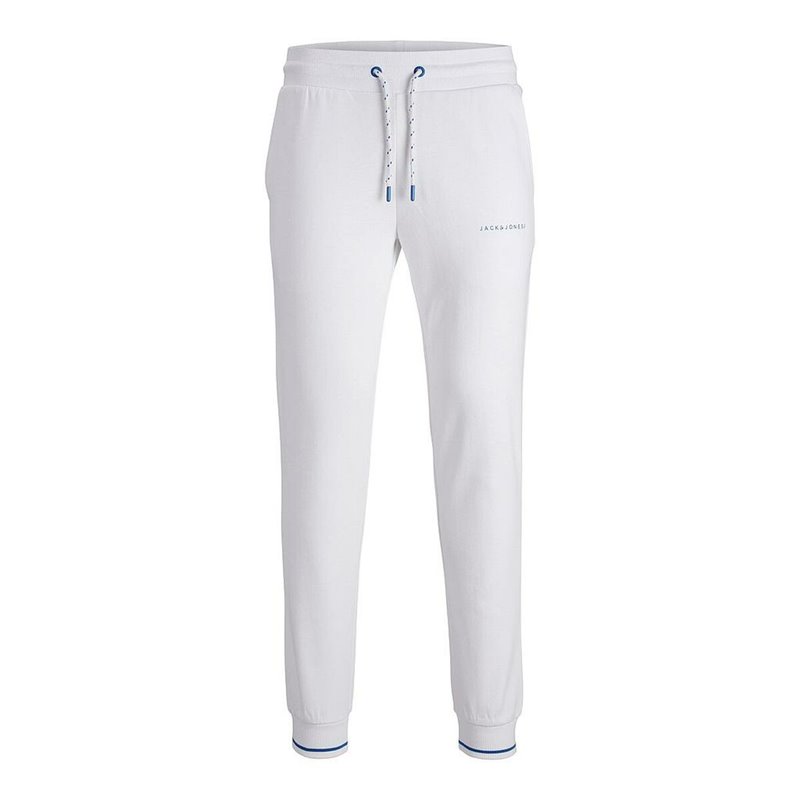 Pantalon de Survêtement pour Adultes Jack & Jones JPSTGORDON JJGLOBUS 12225105 Blanc Homme