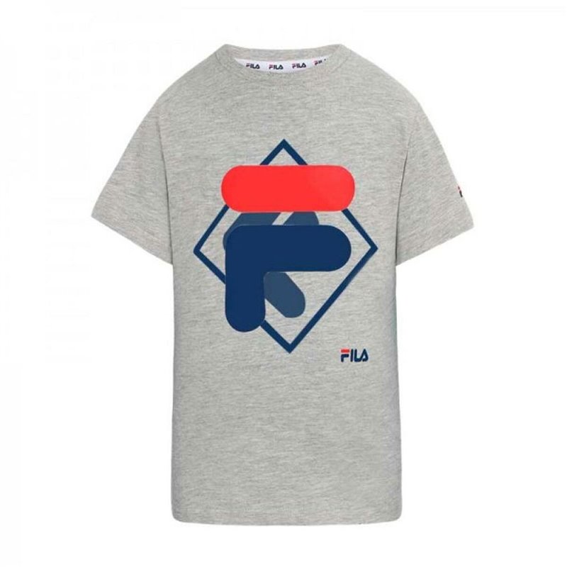 T shirt à manches courtes Enfant Fila FAT0340 80000 Gris