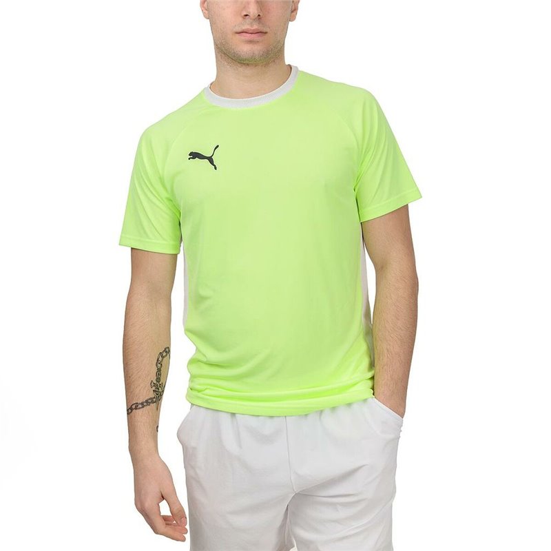 T-Shirt à manches courtes homme TEAM LIGA Puma 931832 01 Padel Jaune