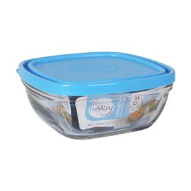 Boîte à lunch hermétique Duralex Freshbox Bleu Carré (14 x 14 x 6 cm) (6 15,99 €