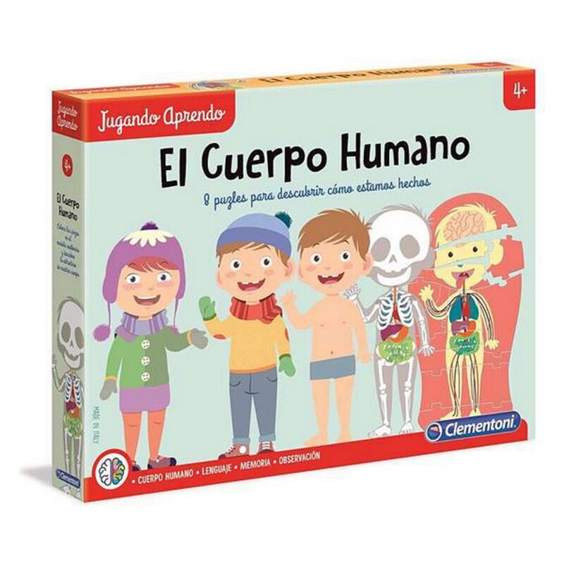 Jouet Educatif Aprendo el cuerpo humano Clementoni 55114.9 37 x 28 cm (ES) (5 x 37 x 28 cm)