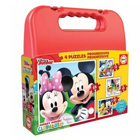Set de 4 Puzzles Disney Mickey Mouse Progressive Educa (12-16-20-25 pcs) 25,99 €
