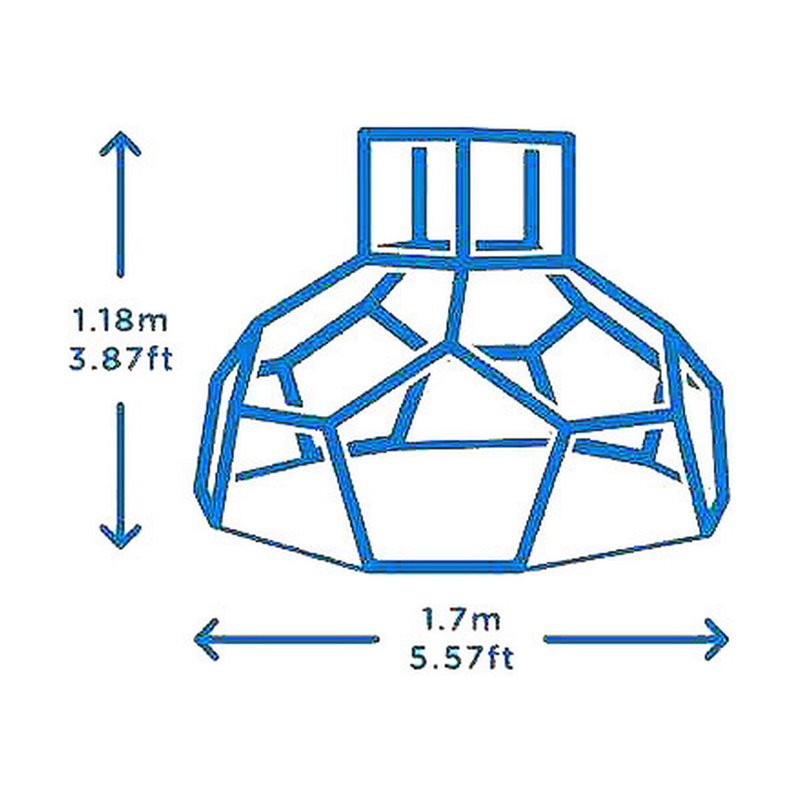 Image secondaire de Parc de jeux Dome Climber (118 x 170 x 170 cm)