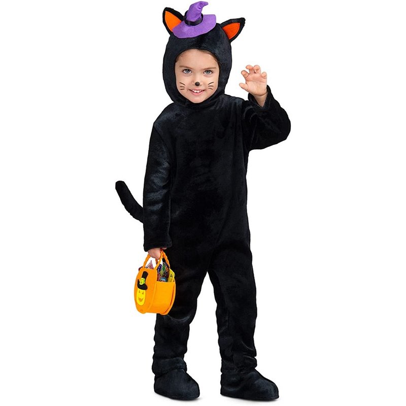 Déguisement pour Enfants My Other Me Chat Noir Citrouille