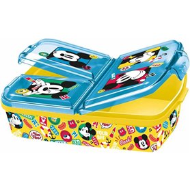 Gamelle à Compartiments Mickey Mouse Fun-Tastic 19,5 x 16,5 x 6,7 cm pol 20,99 €