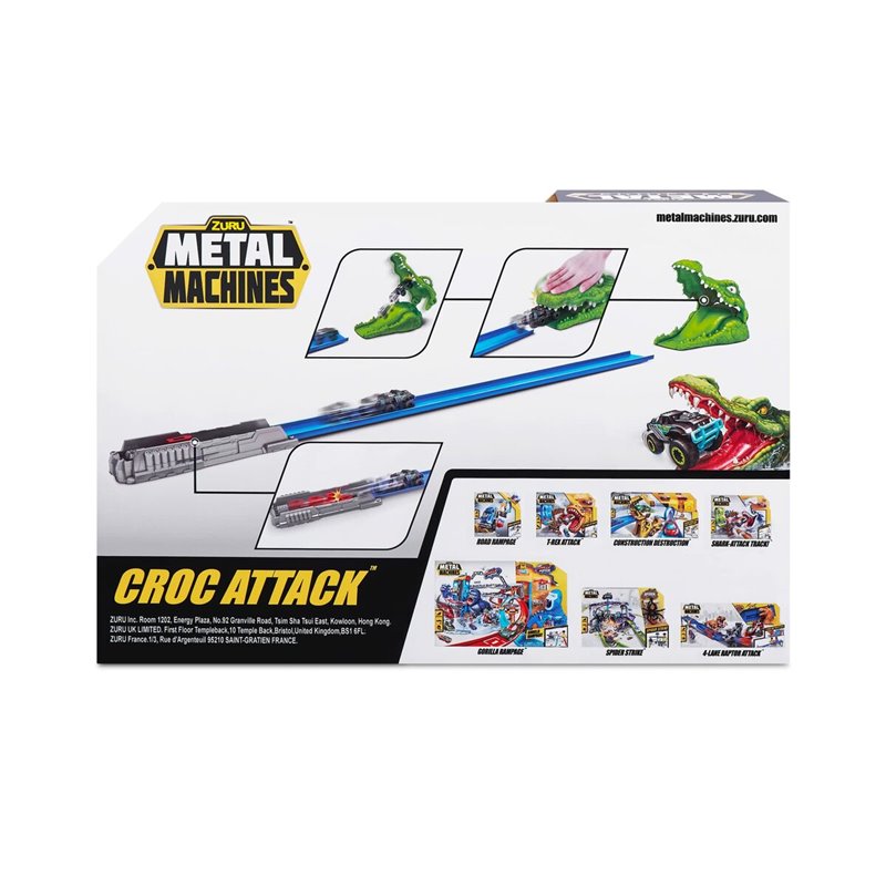 Image secondaire de Piste lanceur Zuru Metal Machines Croc Attack 30 x 9 cm